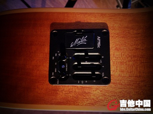 双拾音器 一个琴桥 一个话筒