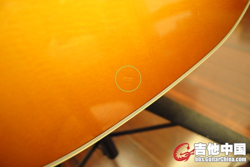 约1CM漆面压痕不伤木头