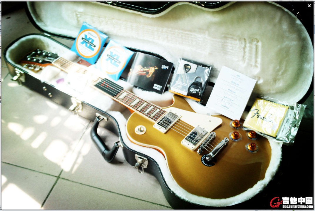 gibson lp standard 2012土豪金