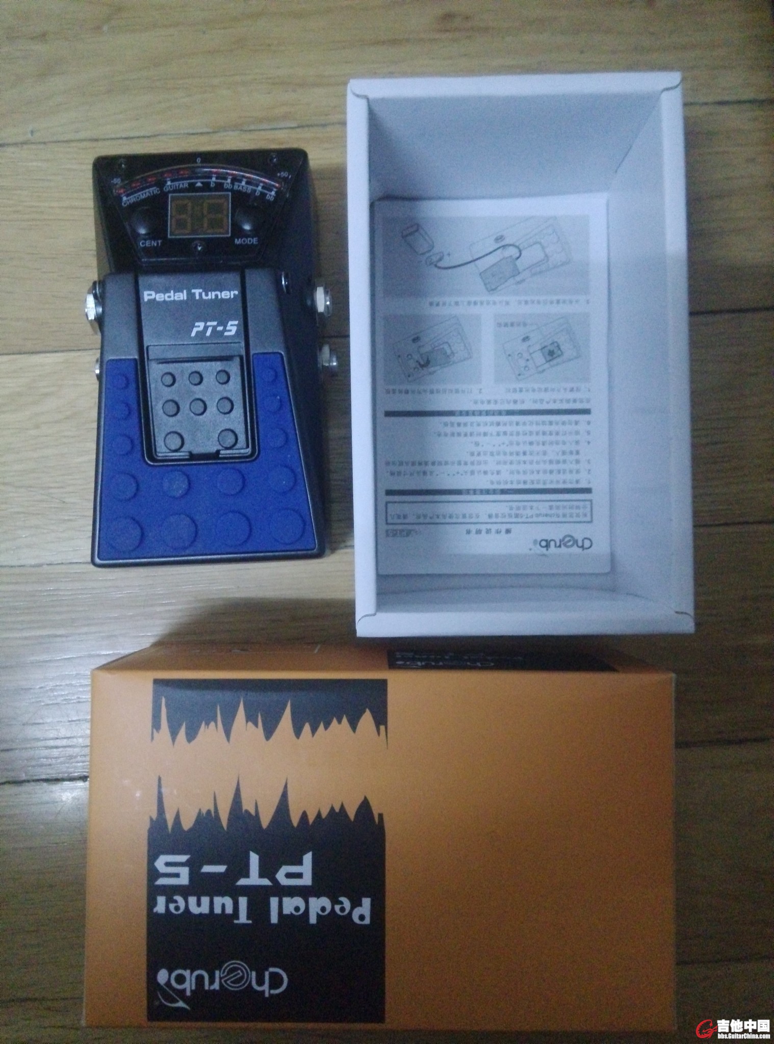 Cherub PT-5基本全新！盒说全~功能强大吉他贝斯都能用！