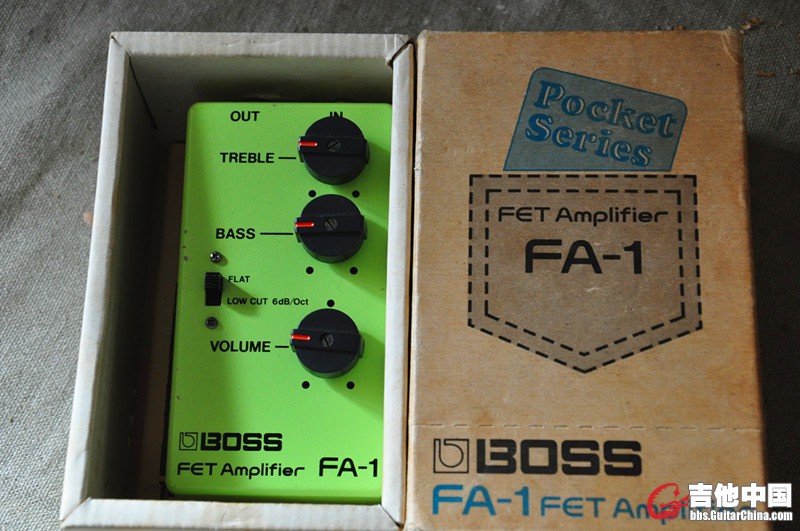 3.BOSS FA-1 前置放大器 ，调节范围大，动态棒，音色广，适合多种乐器的放大——神推. 此块成色不错，盒说 ...