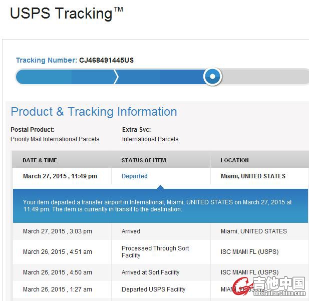 usps 国际快件追踪