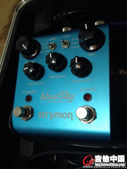 Strymon Blue sky 混响