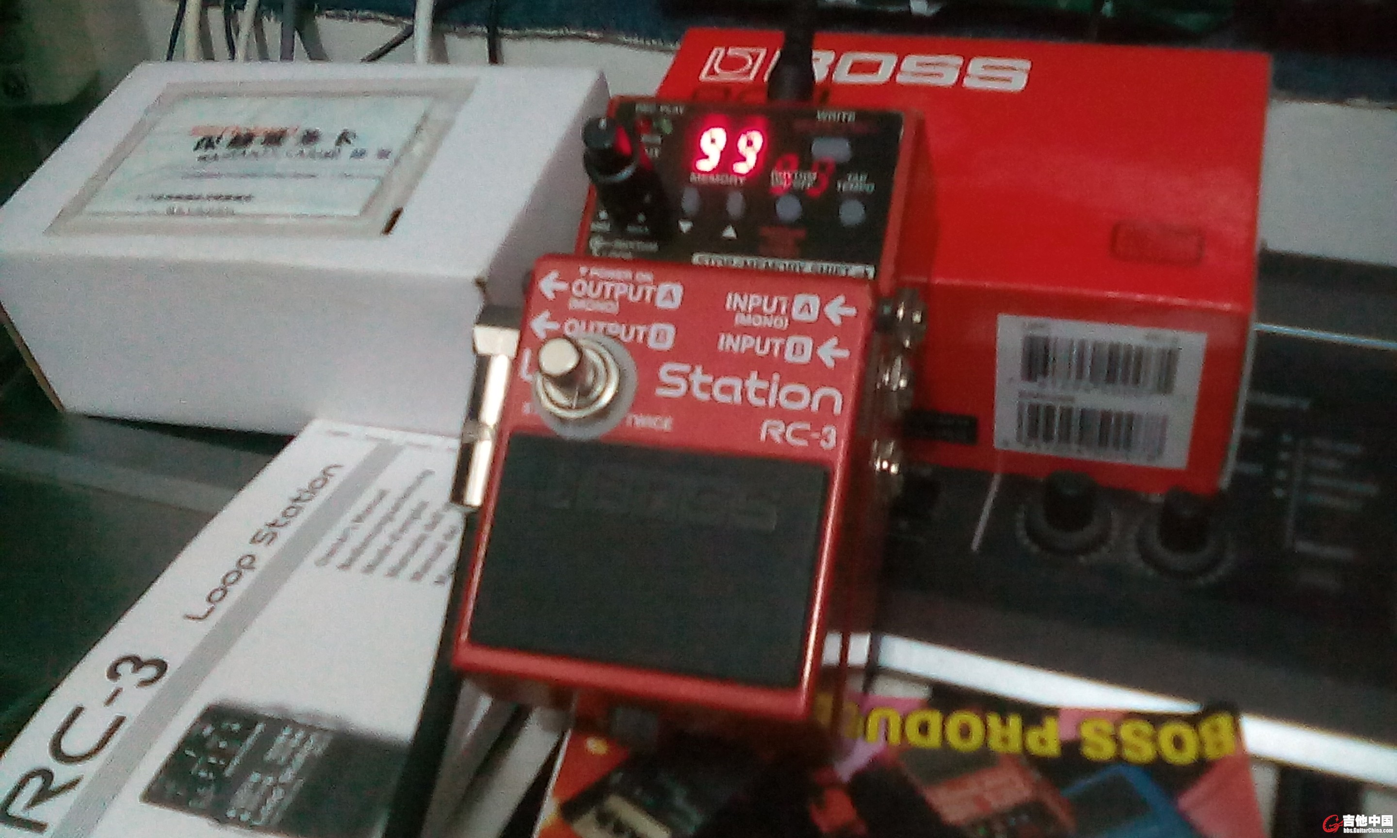 正品BOSS RC-3 乐句循环Loop 