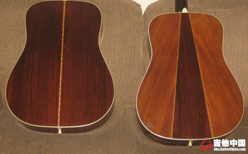 On the left 1966 D-28 on the right 1984 D-35V.jpg