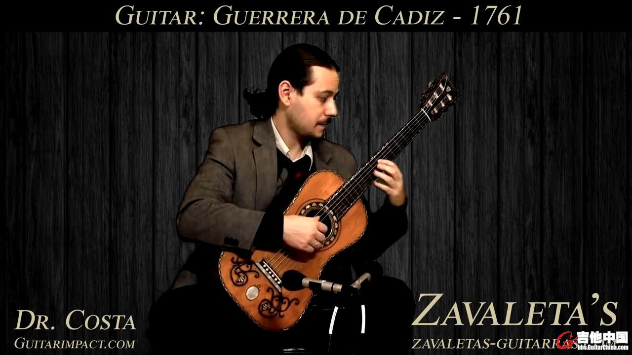 1761 La Guerrera de Cadiz guitar. Dr. Eduardo Costa playing Noite de Lua_20157920562.JPG