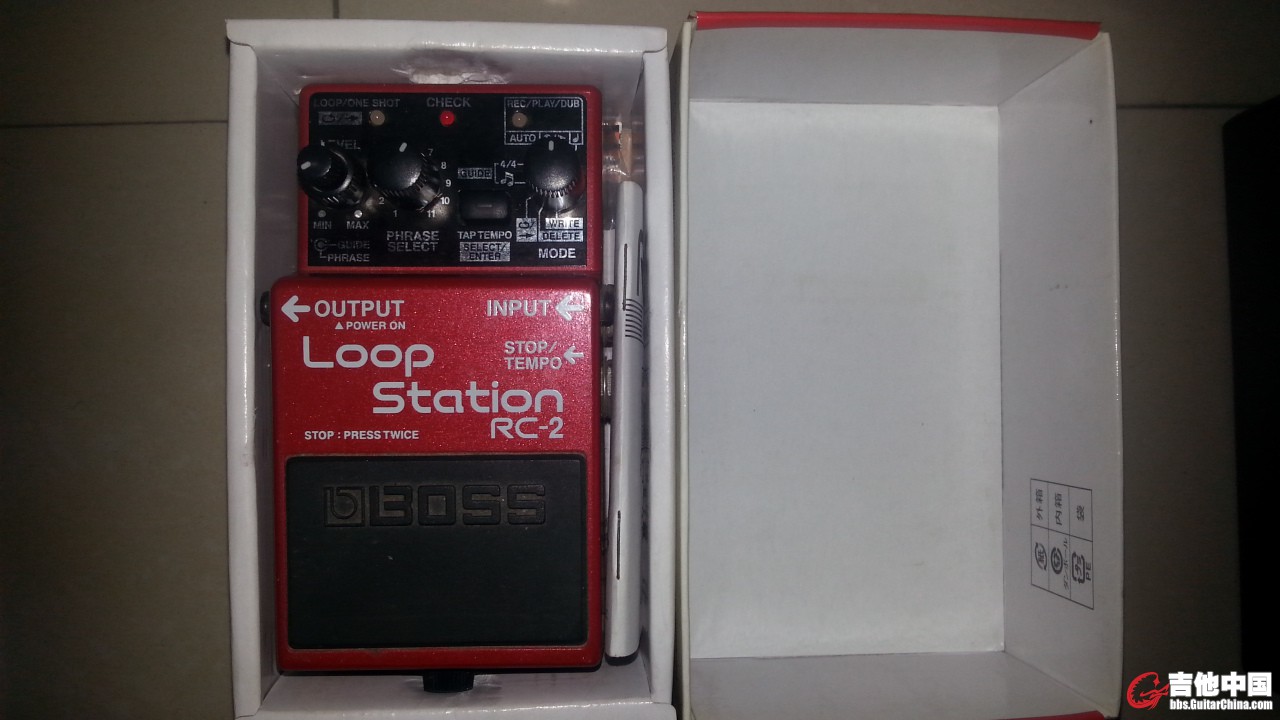 BOSS RC2，9成新，盒说全，800