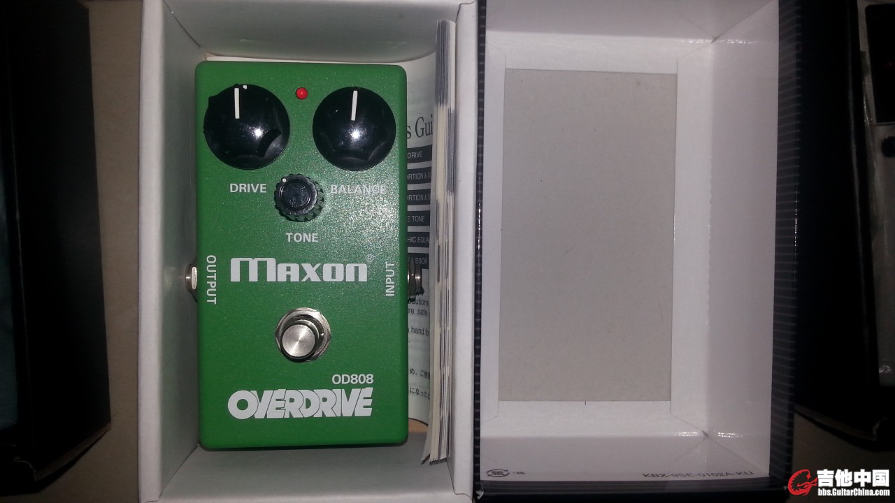 maxon od808，近全新，盒说全，550