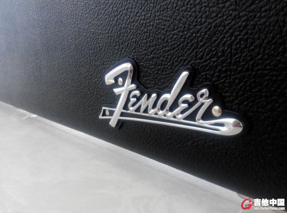 闪闪亮fender logo黑皮箱，送哒！！！！！