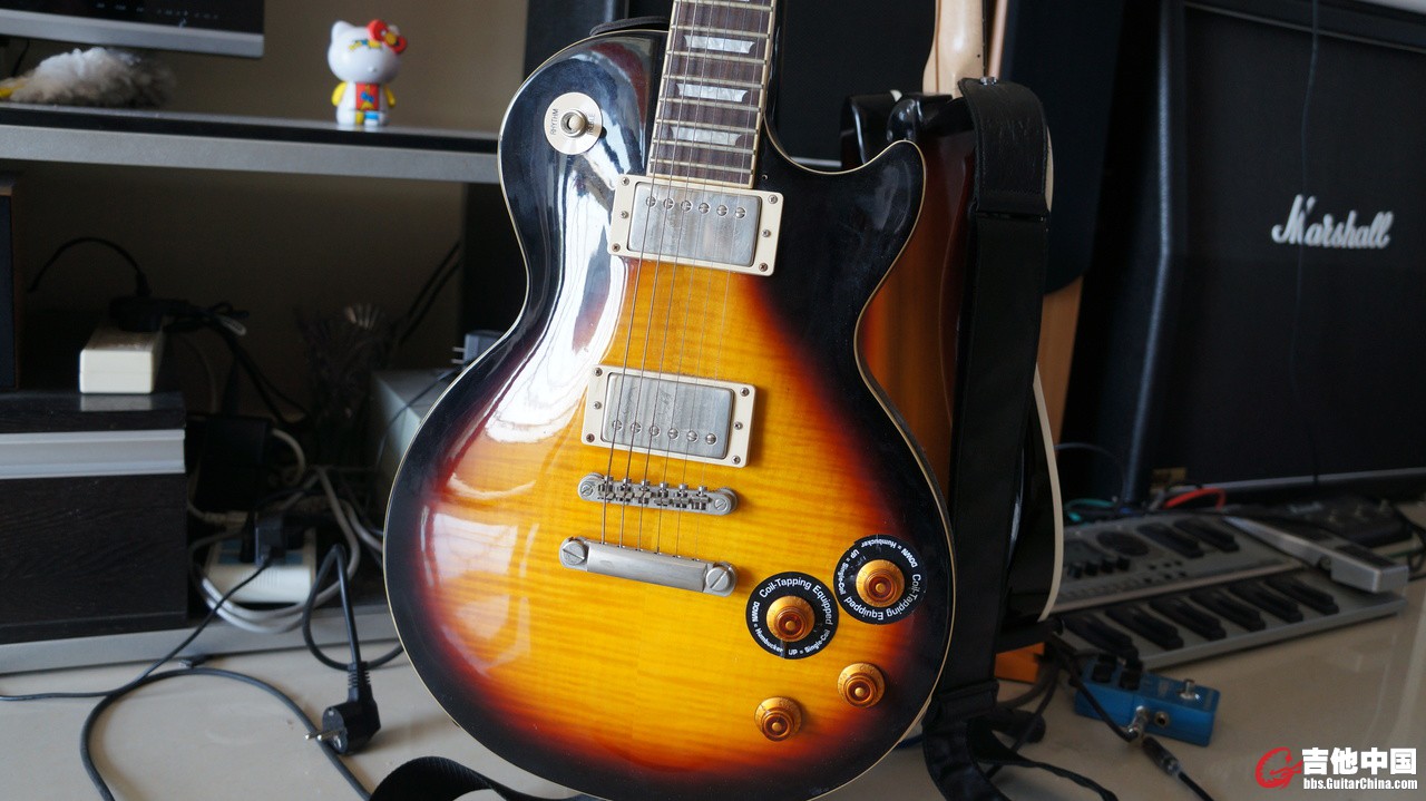 2014款国产Epiphone Les Paul Standard Pro, 音色也很不错