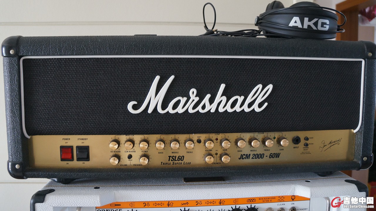 英产Marshall JCM2000 TSL60三通道头,绝对的经典没有之一，弹流行摇滚我的最爱