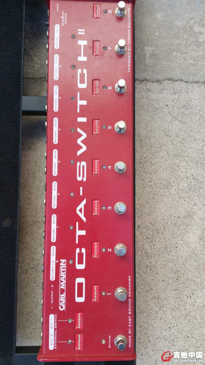 CARL MARTIN OCTA-SWITCH 2带 1200   8成新