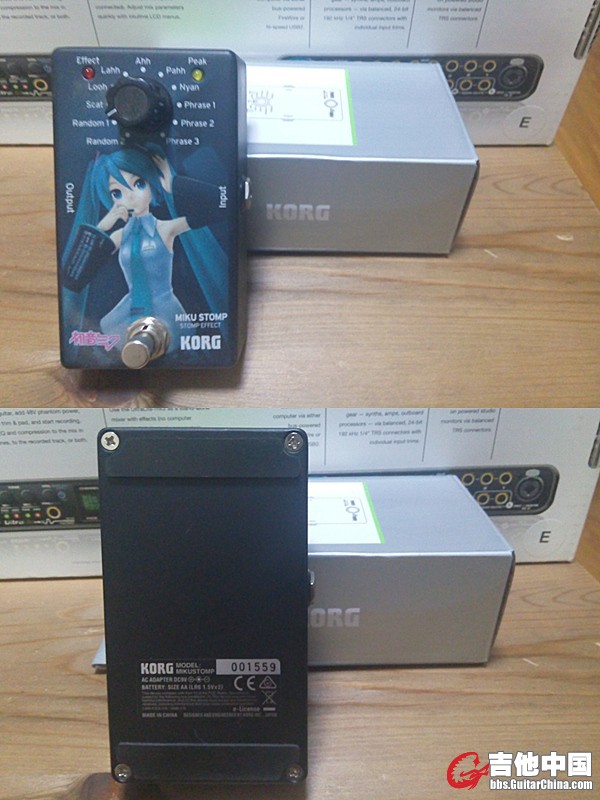 KORG MIKU STOMP 可以演奏出初音未来那种模仿人类语言的声音  800元