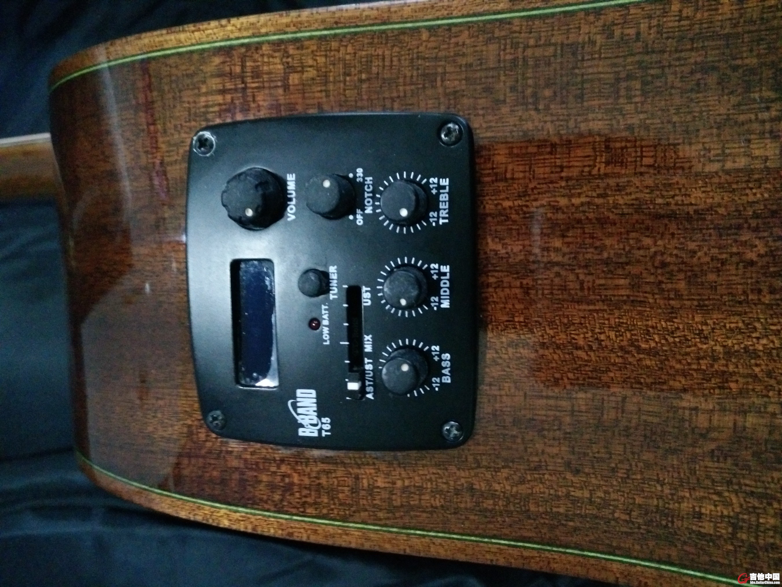 B-band T65 双模拾音器  双模切换 三段均衡  自带调音表