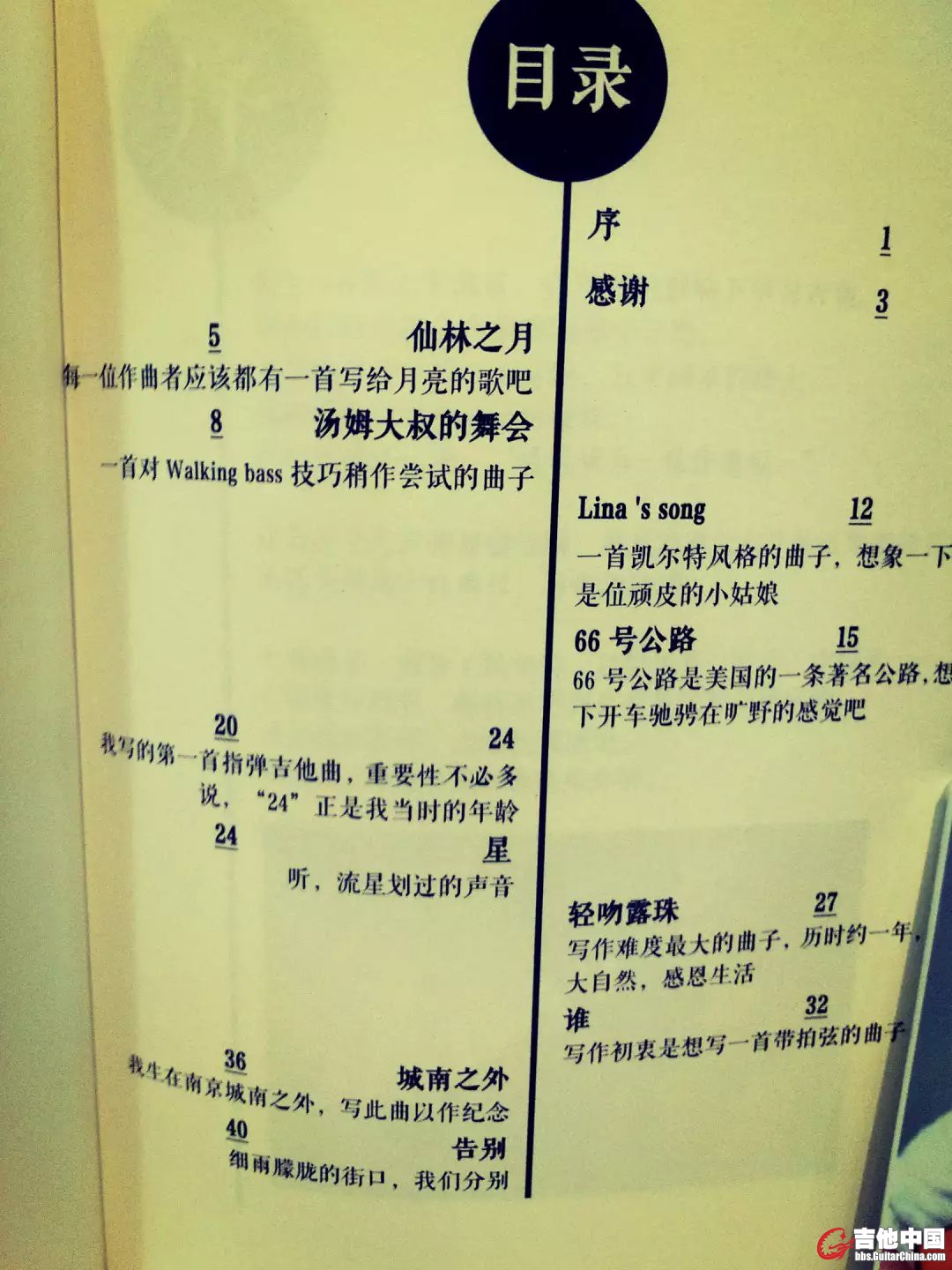 专辑目录