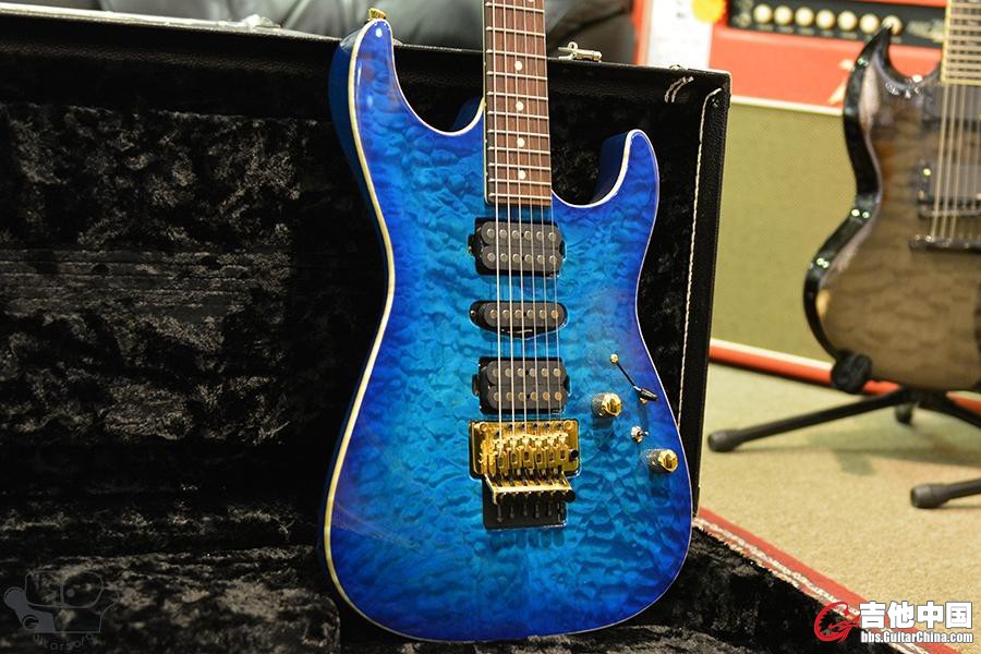 Drop Top Bora to Transparent Blue Burst with Binding[Custom Order]