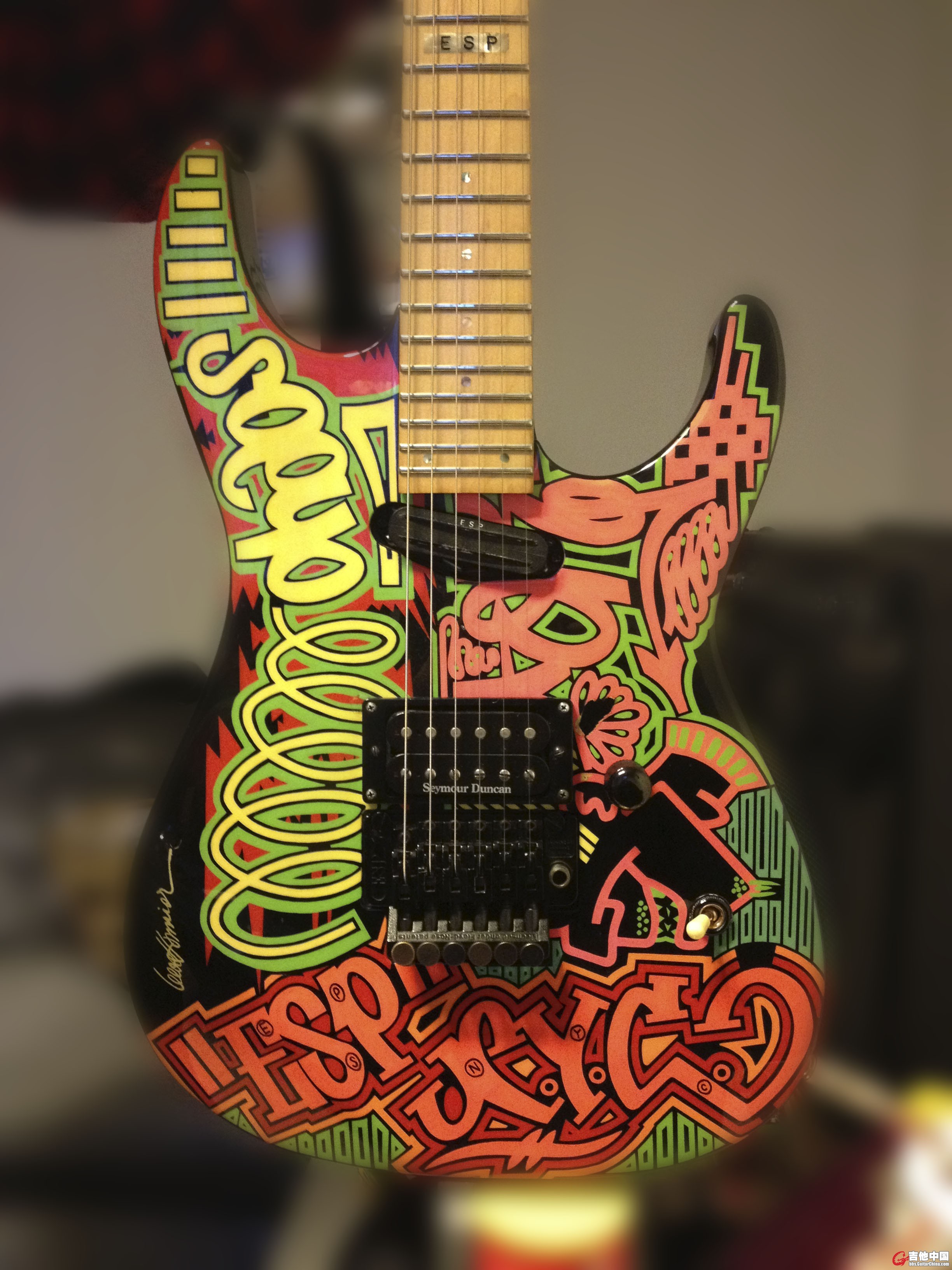 收购ESP M2 deluxe graffiti