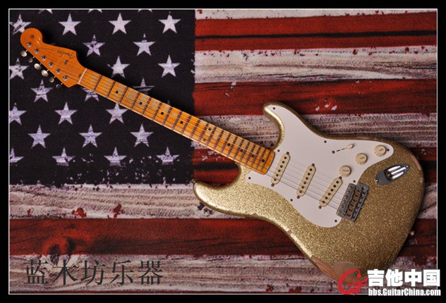 57 strat 闪光金