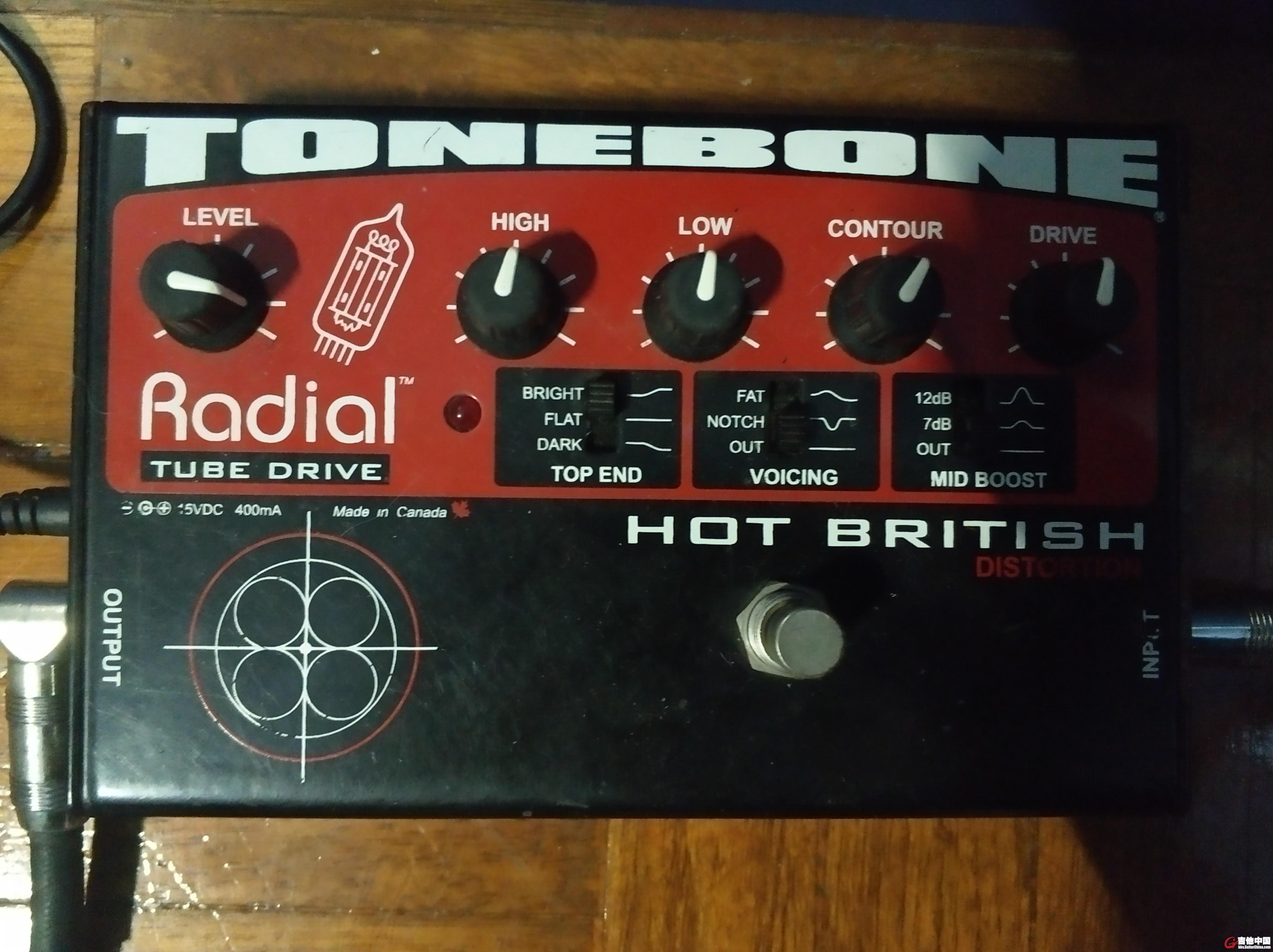 tonebone hotbritish电子管效果器