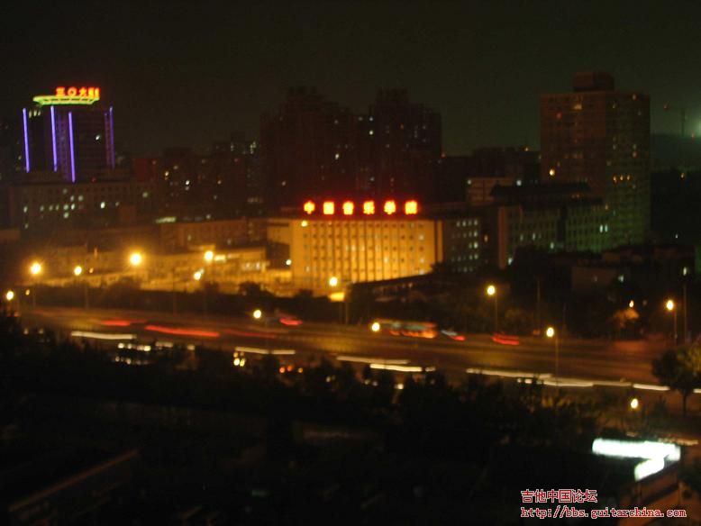 从阳台看出去，中国音乐学院