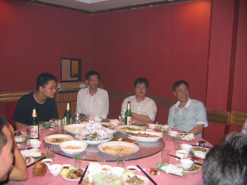 最后大家开始谈谈菜谱了! 哈哈..............