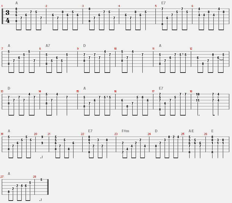 Silent Night - trickier version  tab.gif