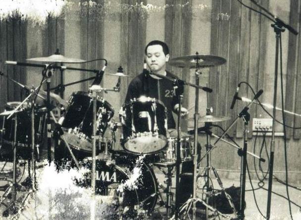 95年录制<艳阳天>唱片时期