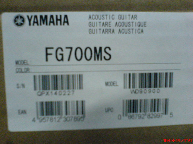 YAMAHA的编号