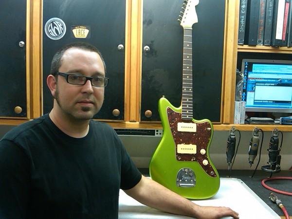 Jason Smith and the Green Jazzmaster!!.jpg