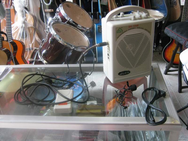 充电吉他音箱卖唱音箱流浪歌手音响，邦华无线话筒 74.JPG