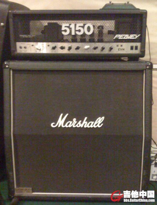 peavy5150 guitar head & marshall 1960A cabinet.JPG