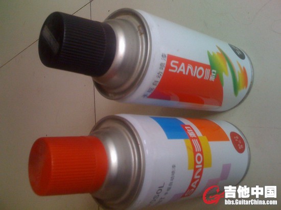 最后是我用到的自喷漆，哈哈，承认自己懒了也没喷层清漆