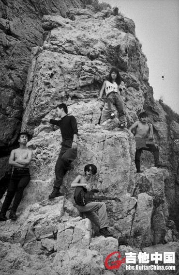 做梦乐队：窦唯等，91年，秦皇岛.jpg