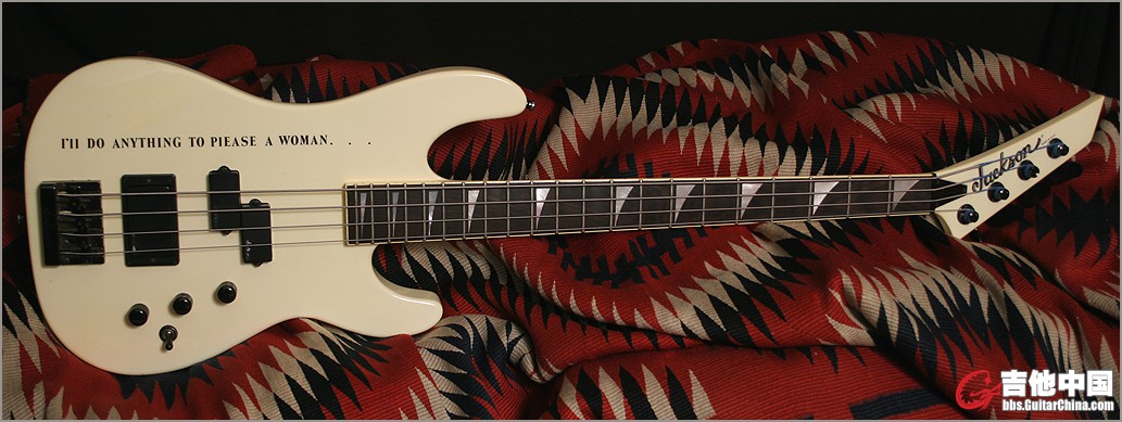 1988 Jackson Concert Bass "Pearl White"  $1850