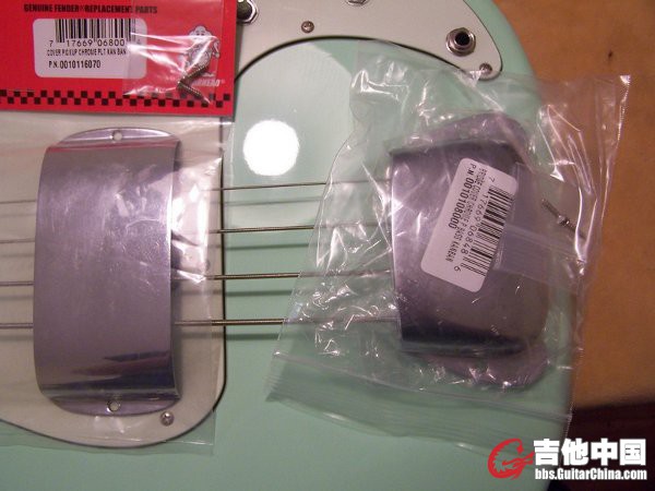 还有漂亮的钢罩，也都是fender原装。