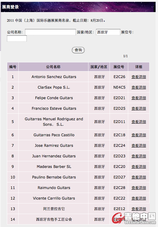 2011上海乐展西班牙展商