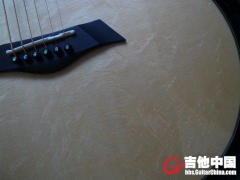 云杉纹理可见
