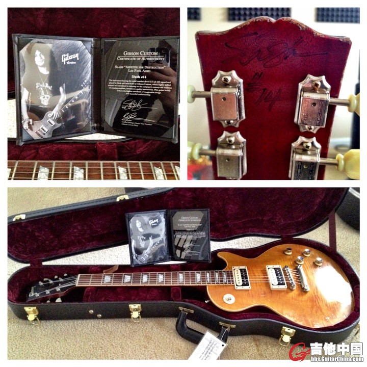 Gibson Custom Slash Signature Appetite for Destruction AgedSigned Les Paul #14 of 100