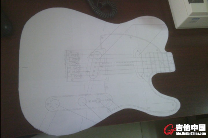 按比例把图纸打印出来