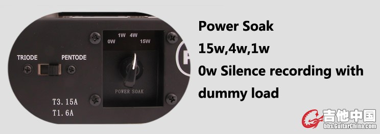 KLDguitar PGA 18H 内置power soak ,RED BOX DI out 电子管功放