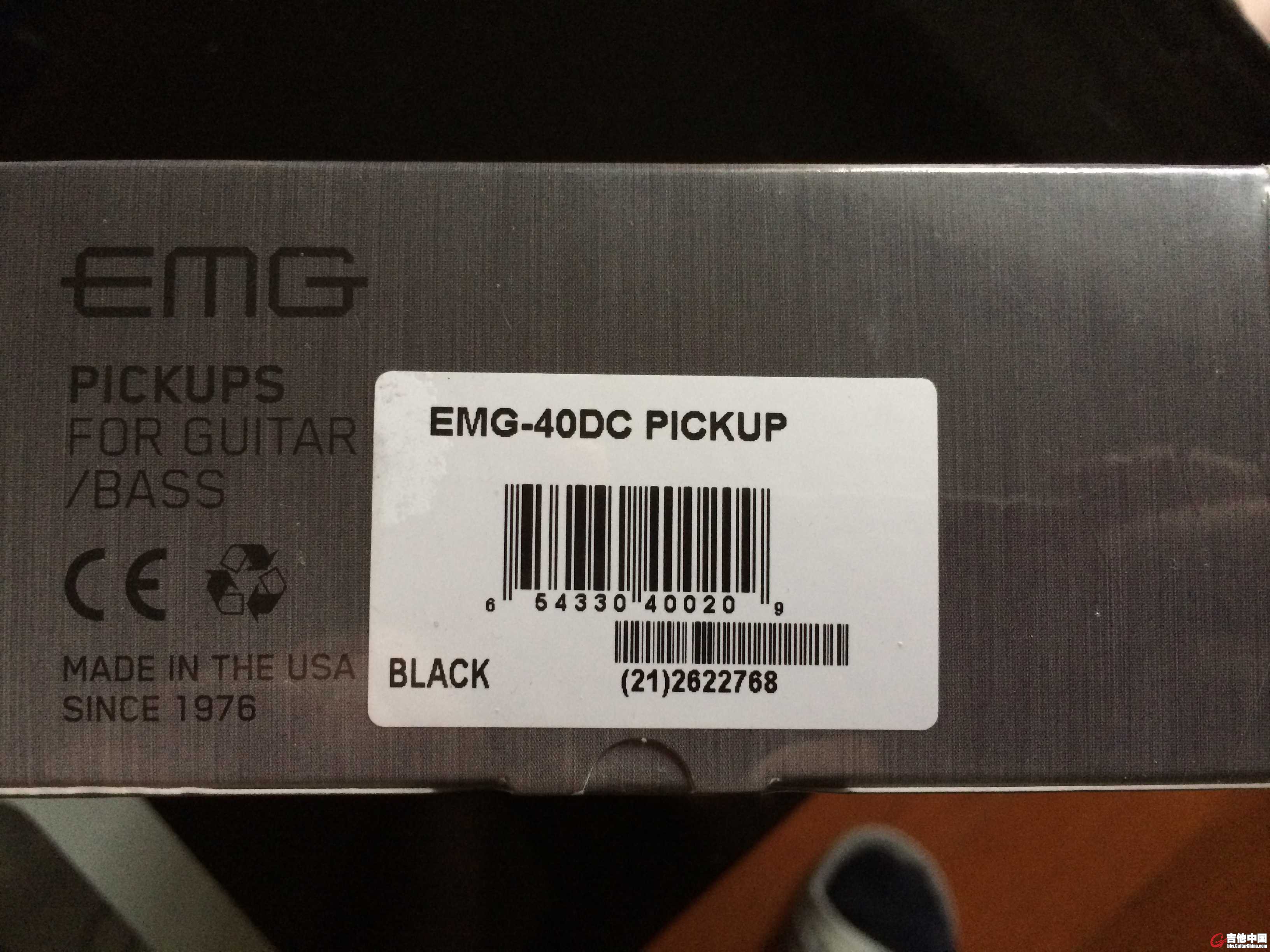 EMG-40DC Dual Coil 5-String Active Bass Pickup Black 01.jpg